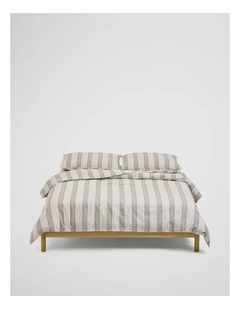 Riley King Quilt Cover in Natural