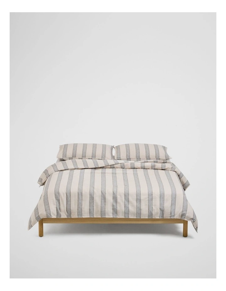 Riley King Quilt Cover in Natural image 1