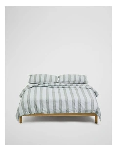 Riley King Quilt Cover in Ripple