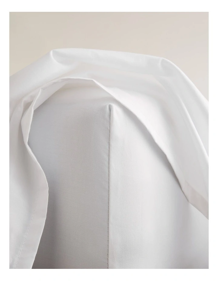 Dita K Flat Sheet in White image 2