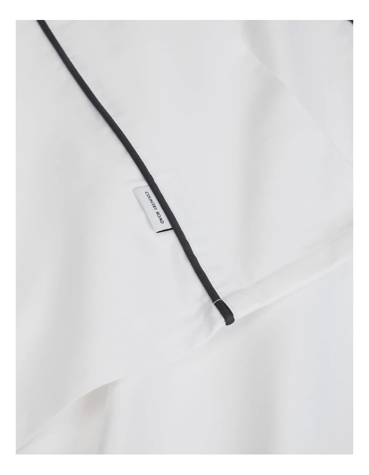 Dita K Flat Sheet in White image 2