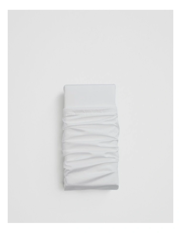 Dita K Flat Sheet in White image 3