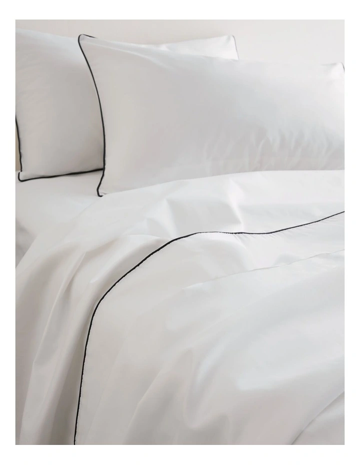 Dita King Fit Sheet in White image 2