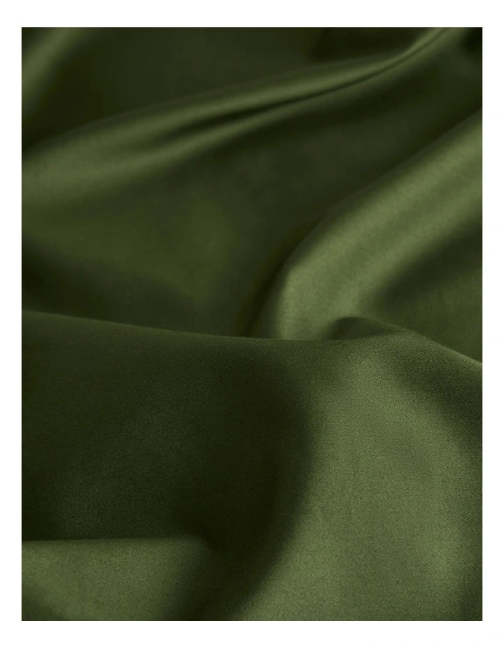 Dita King Fit Sheet in Dark Olive image 5