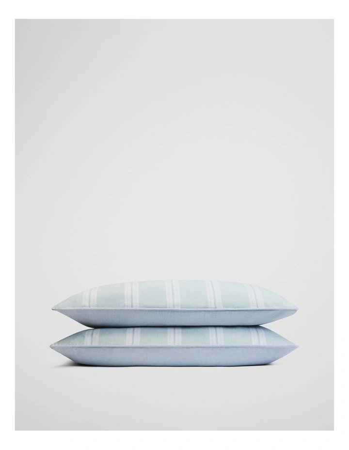 Kaia Standard Pillowcase Pair in Ripple image 1