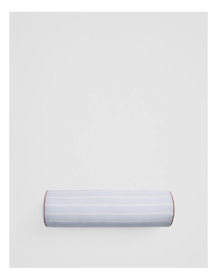 Evie Australian Cotton 55x17x17 Bolster in Ciel Blue image 1