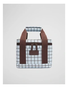 Elysia Cooler Bag in Ciel Blue Check