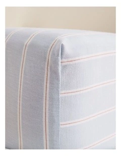Evie King Single Fit Sheet in Ciel Blue