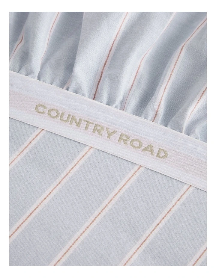 Evie King Single Fit Sheet in Ciel Blue image 3