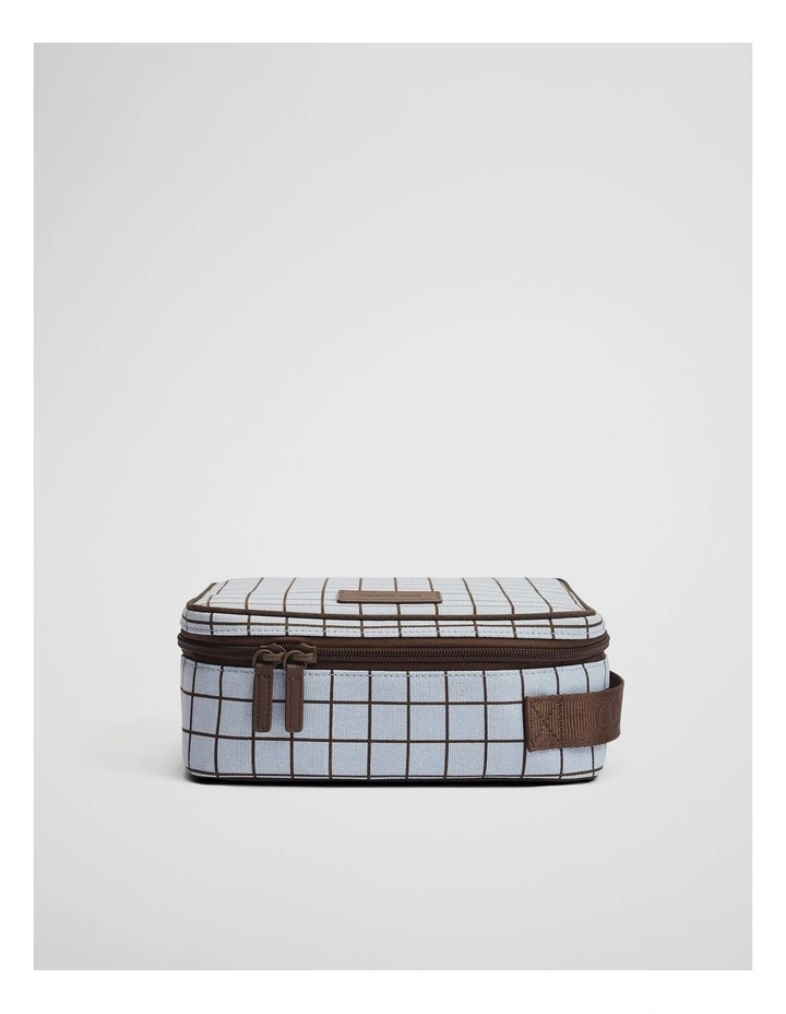 Elysia Lunch Bag in Ciel Blue Check image 1