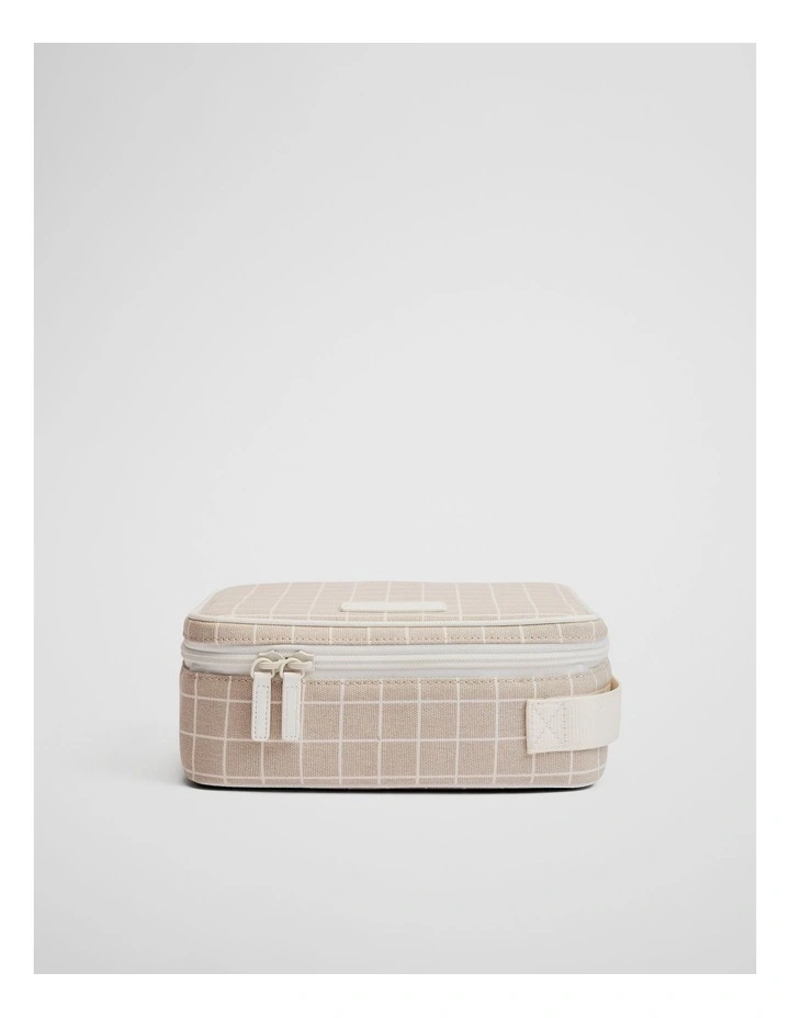 Elysia Lunch Bag in Natural Check image 1