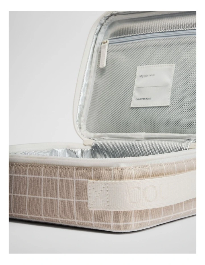Elysia Lunch Bag in Natural Check image 2