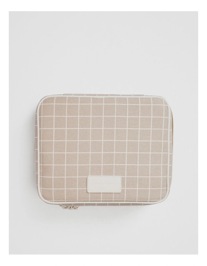 Elysia Lunch Bag in Natural Check image 3