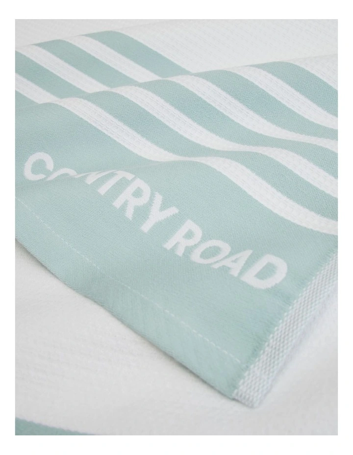 Aeri Australian Cotton Tea Towel Pack Of 3 in Ripple image 2