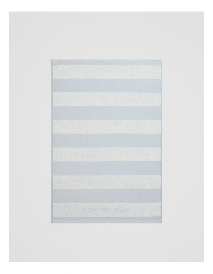 Franklin Australian Cotton Tea Towel in Ciel Blue image 3