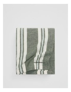 Talia Tablecloth in Dark Olive