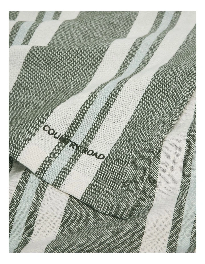 Talia Tablecloth in Dark Olive image 2