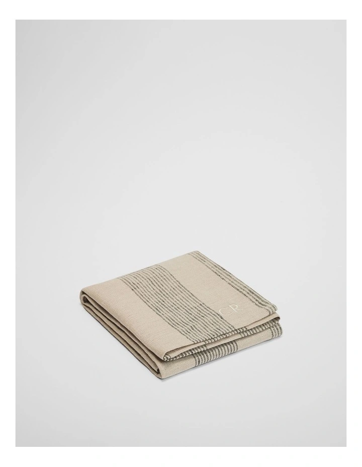 Knox Linen Tea Towel in Natural image 1