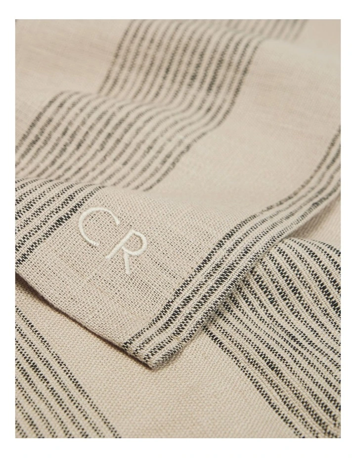 Knox Linen Tea Towel in Natural image 3