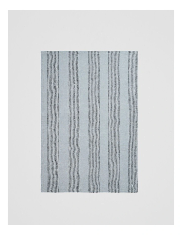 Knox Linen Tea Towel in Ciel Blue image 4