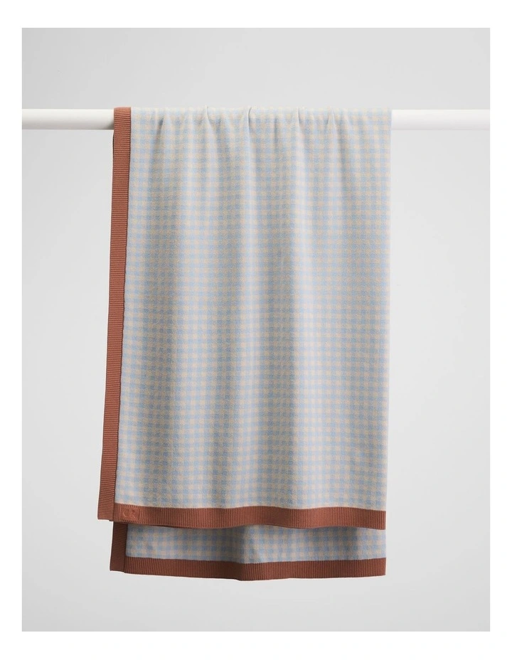 Madeline Throw in Ciel Blue image 1