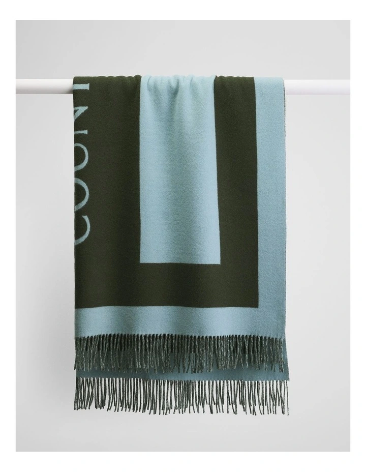 Haven Throw in Dark Olive image 1