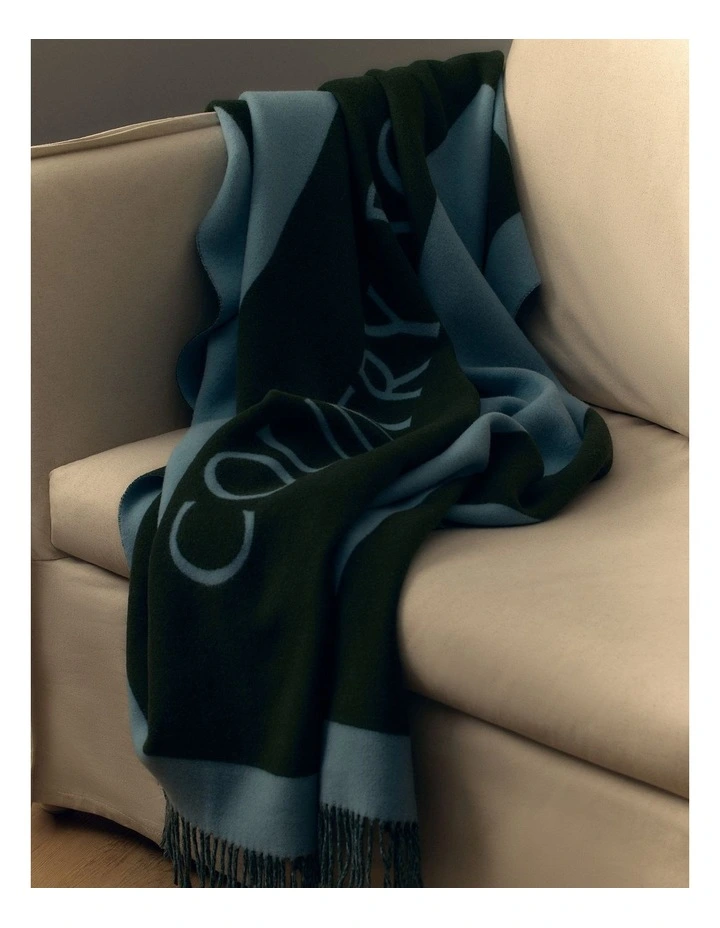 Haven Throw in Dark Olive image 2