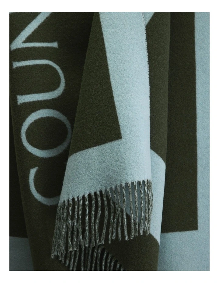 Haven Throw in Dark Olive image 4