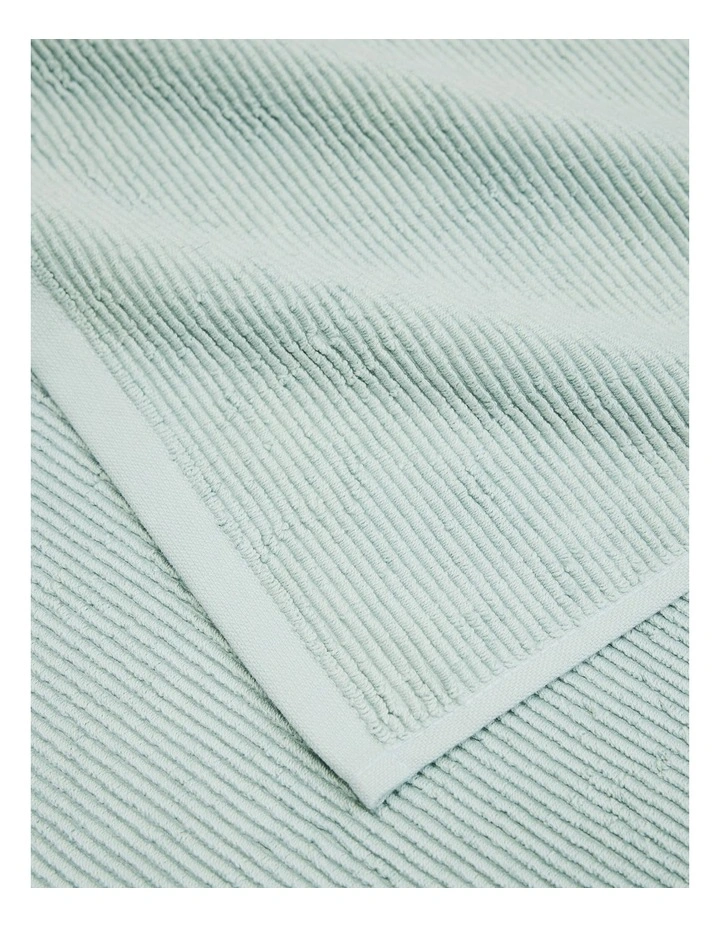 Australian Cotton Mara Bath Mat in Ripple image 2