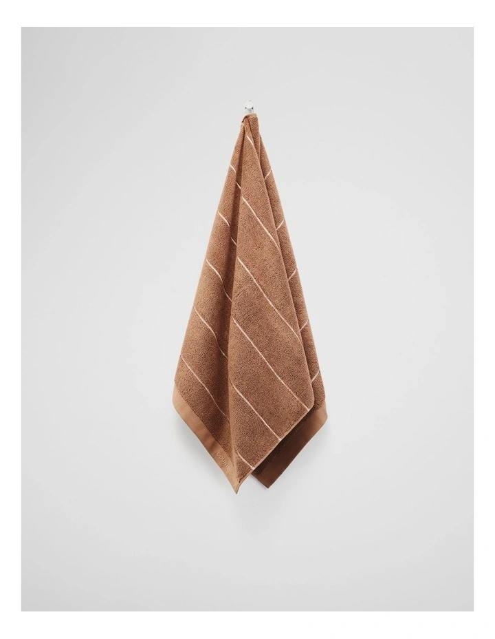 Blake Australian Cotton Bath Towel in Toast image 1