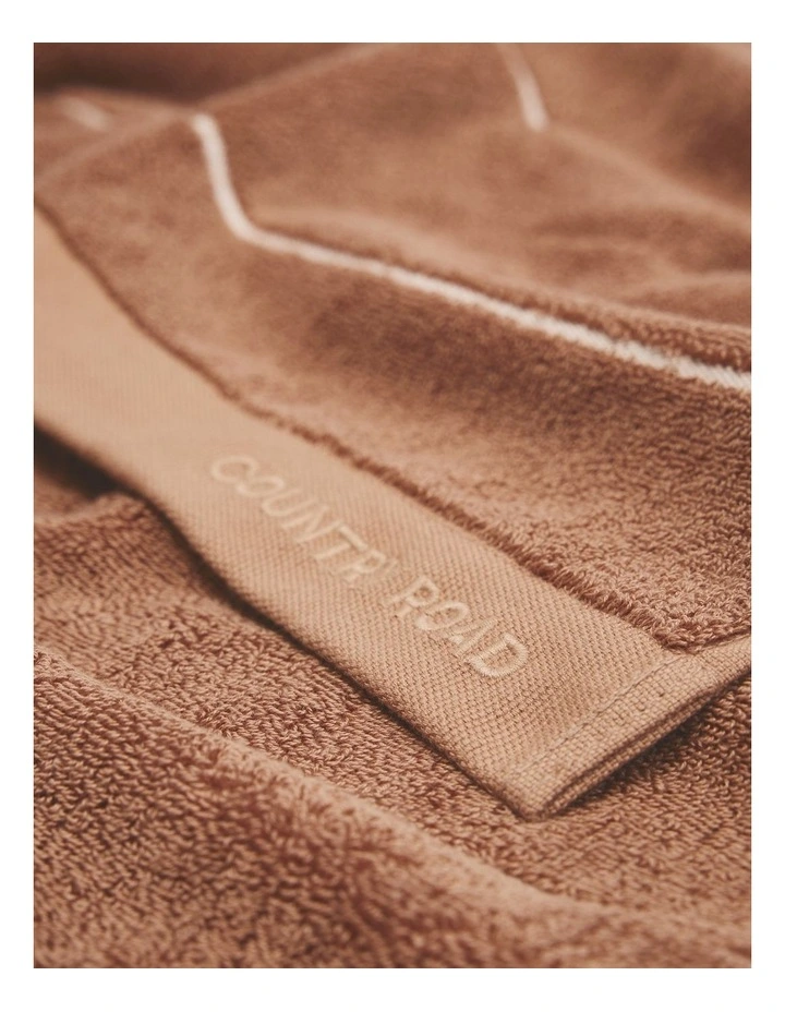 Blake Australian Cotton Bath Sheet in Toast image 2