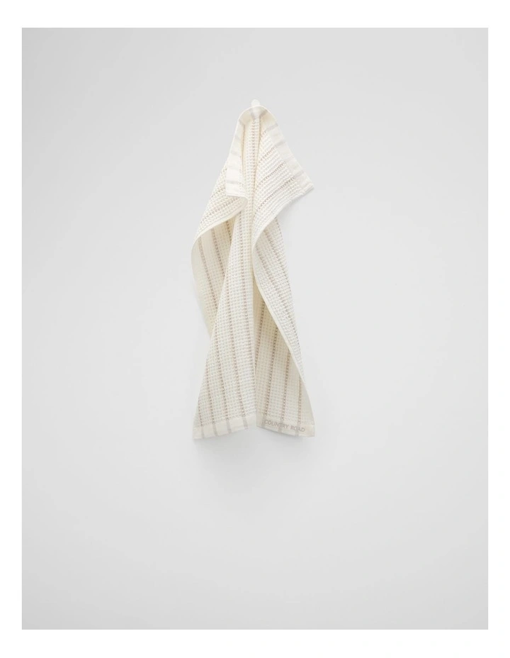 Parker Australian Cotton Hand Towel in Snow image 1