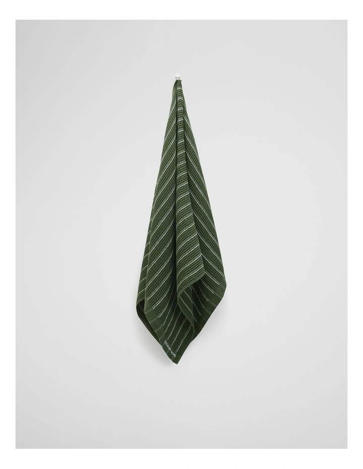 Parker Australian Cotton Towel in Dark Olive image 1
