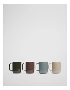 Faye Mug Set Of 4 in Multi Natural