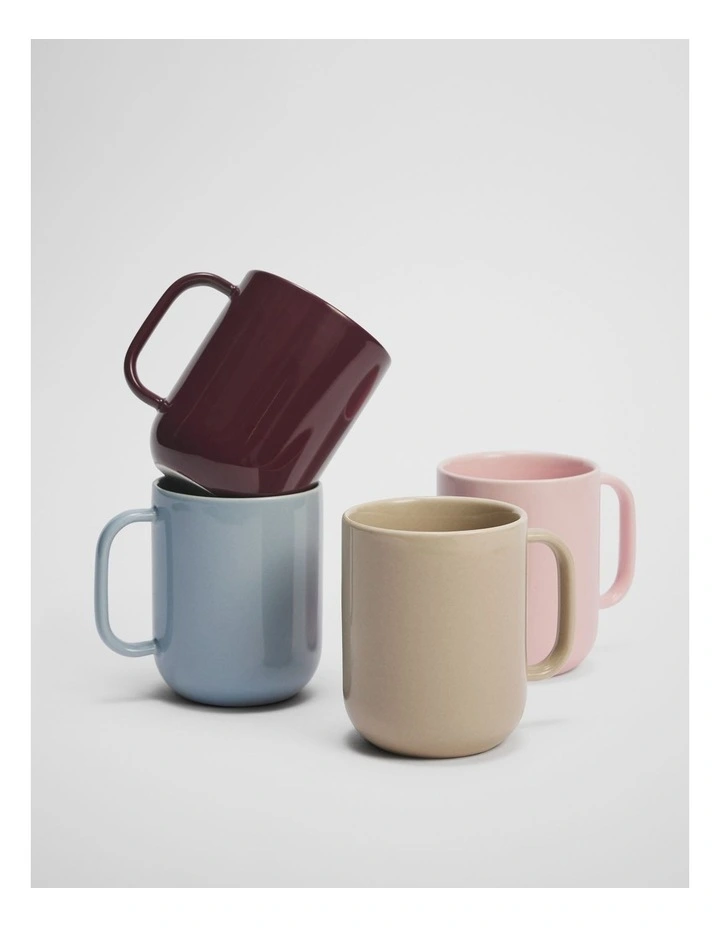 Faye Mug Set Of 4 in Multicolour image 2