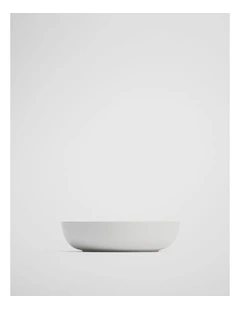 Carla Shallow Plate in White
