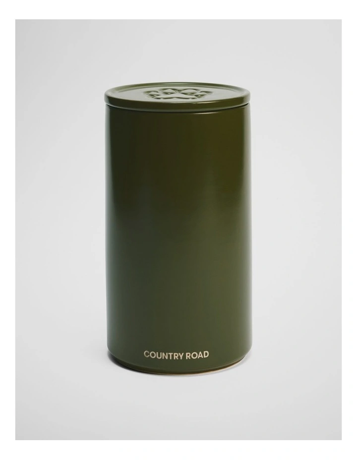 Axel Large Canister in Dark Olive image 1