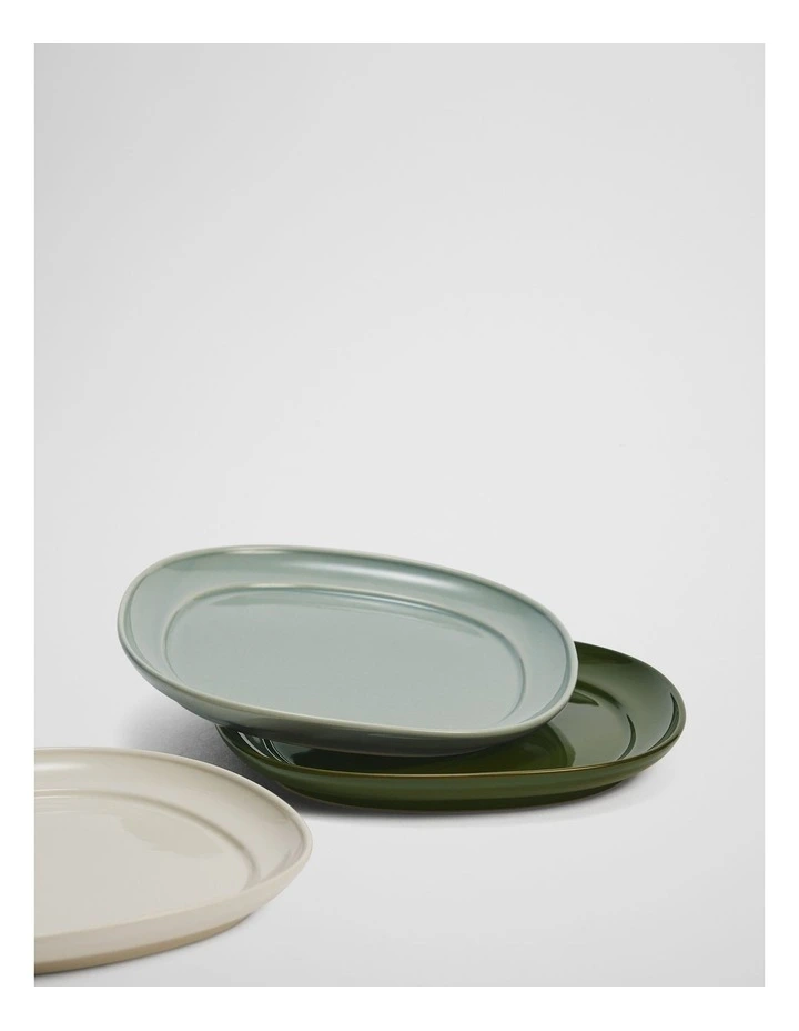 Vara Serve Plate Set Of 3 in Multi image 2