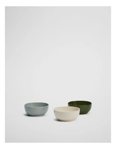 Vara Dip Bowl Set Of 3 in Multi