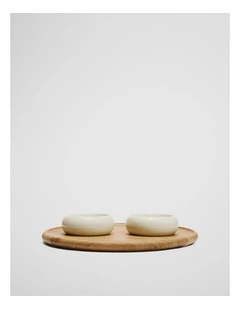 Myles Board & Bowl Set in Natural