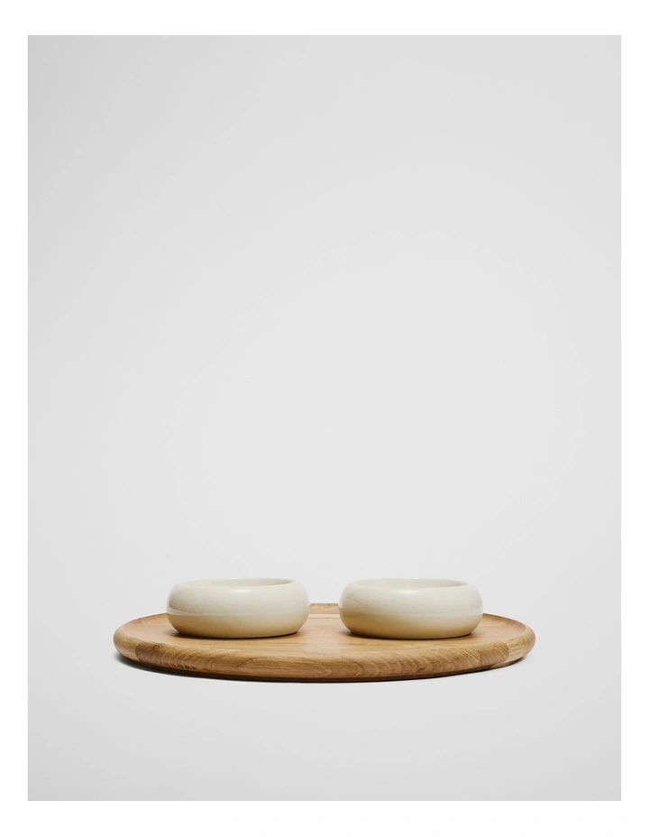 Myles Board & Bowl Set in Natural image 1