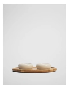 Myles Board & Bowl Set in Natural