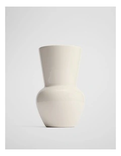 Vicki Small Stoneware Vase in Natural