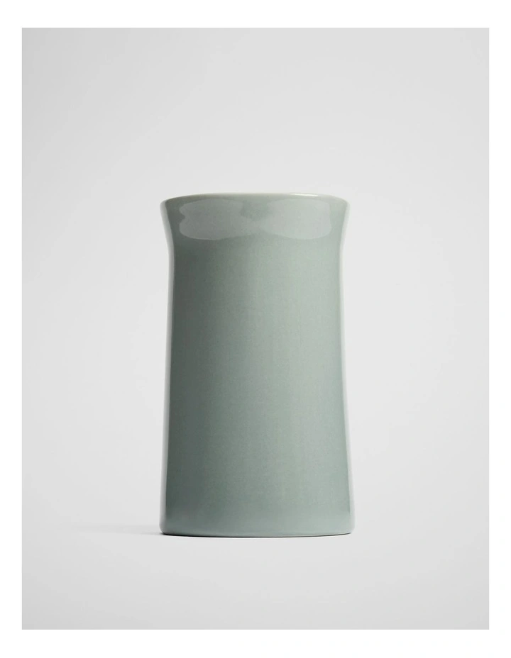 Vara Small Stoneware Vase in Ripple image 1