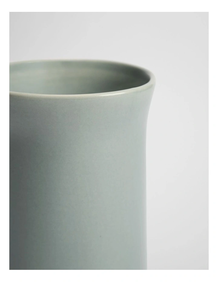 Vara Small Stoneware Vase in Ripple image 2