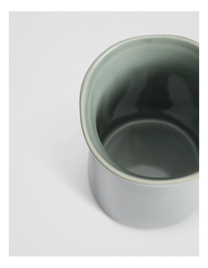 Vara Small Stoneware Vase in Ripple image 3