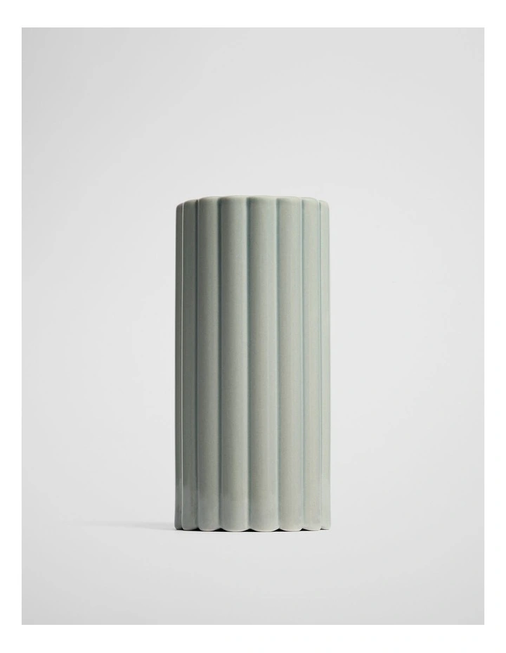Royston Small Stoneware Vase in Ripple image 1