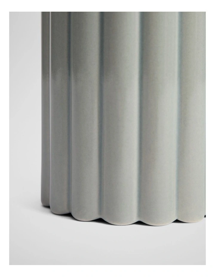 Royston Small Stoneware Vase in Ripple image 3