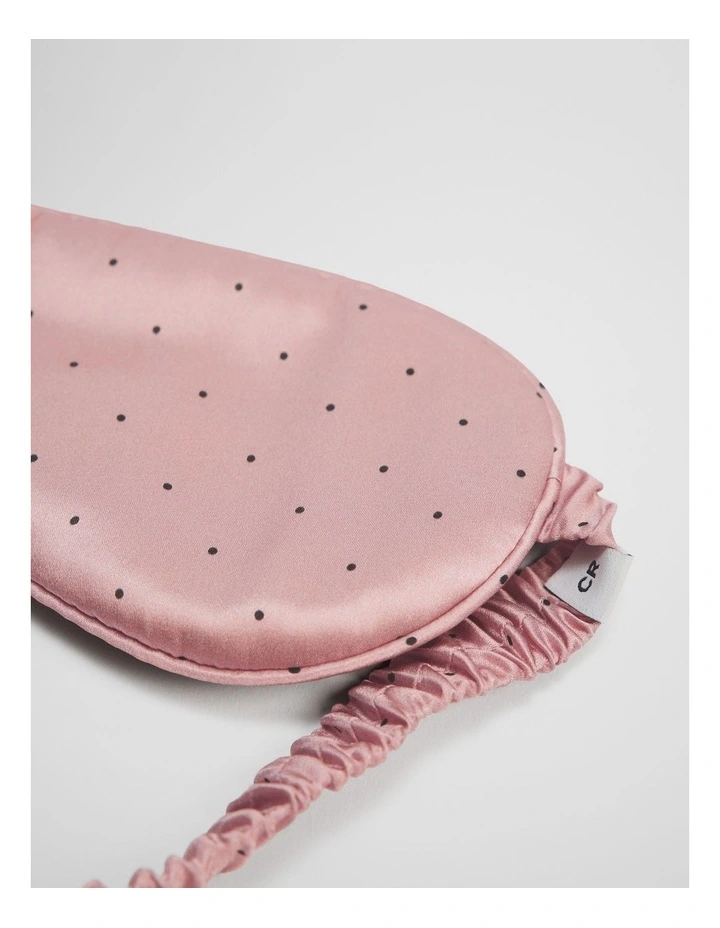 Silk Eye Mask in Musk Spot image 2