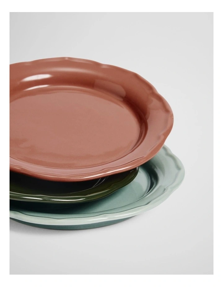 Luna Serving Plate Set Of 3 in Multi image 2